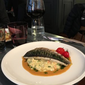 Filet de bar grillé et risotto Chez StefS © 